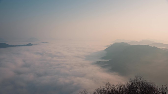 【4K延时】安庆潜山云海延时摄影