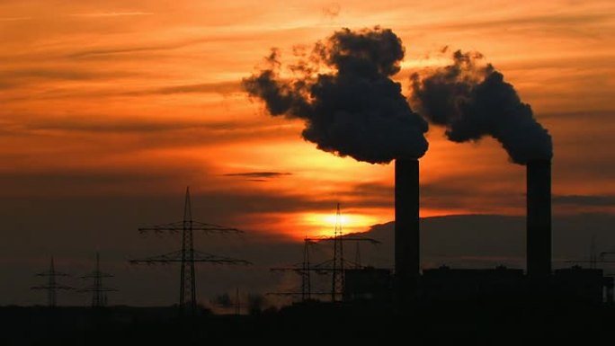空气污染烟囱排污污染环境污染
