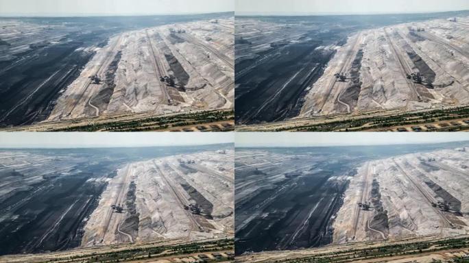 空中: 棕色煤矿