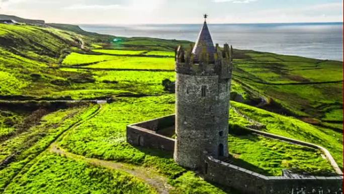 Doonagore城堡的天线，Co.爱尔兰克莱尔