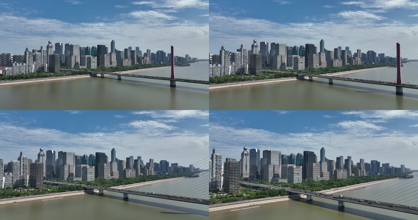 大气4K杭州城市航拍桥