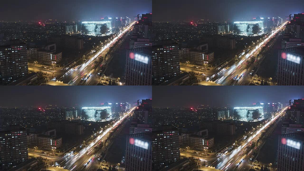 T/L WS HA北京朝阳门地区鸟瞰图