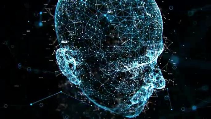 人类技术科技大脑点线面科技阵列