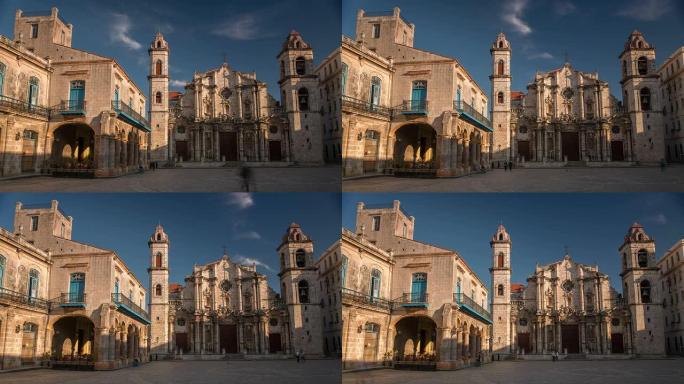 古巴哈瓦那Time-Lapse大教堂