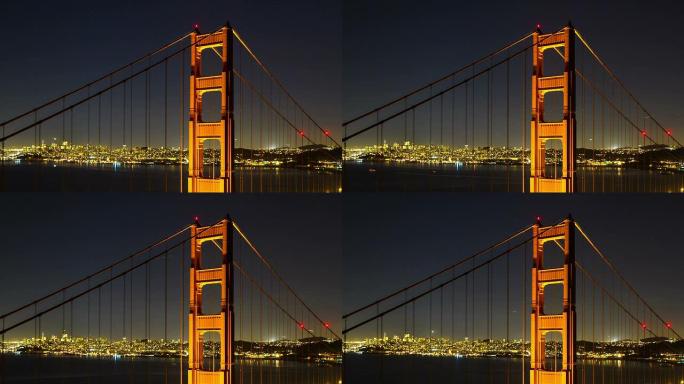 金门大桥夜景
