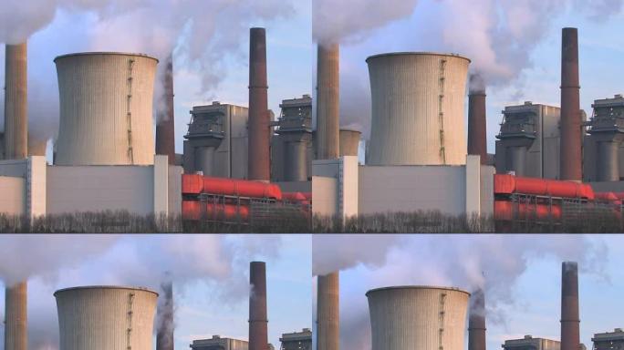 NTSC：重工业烟囱污染废气排放石化油化