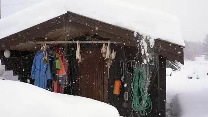 挪威的PAN小型钓鱼小屋