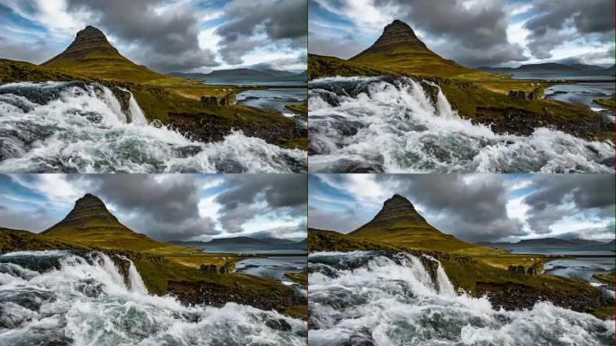 Kirkjufell景观-冰岛的Snaefellsnes半岛