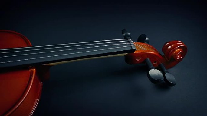 天鹅绒下露出的小提琴