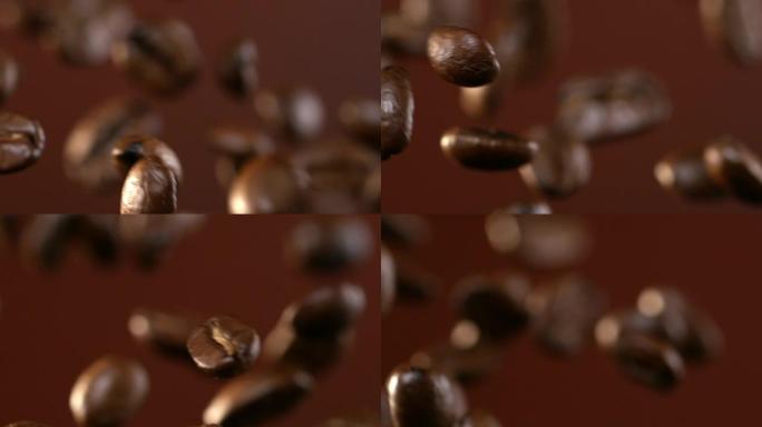 咖啡豆掉落
