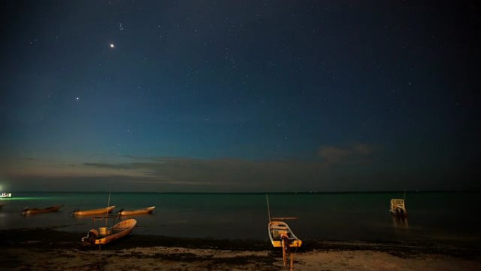 时差：海岸线海边黄昏延时海边美景