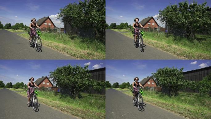慢速运动：女子自行车