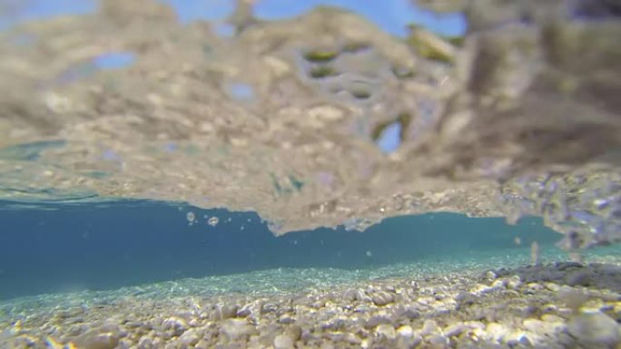 HD慢速运动：海浪的分裂水平