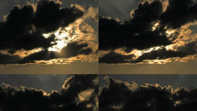 NTSC：云层背后的太阳