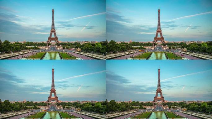 时间流逝: 巴黎-埃菲尔铁塔