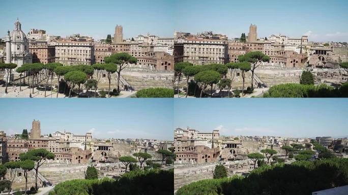 罗马老城。全景