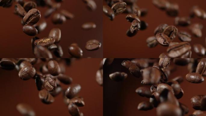 咖啡豆掉落