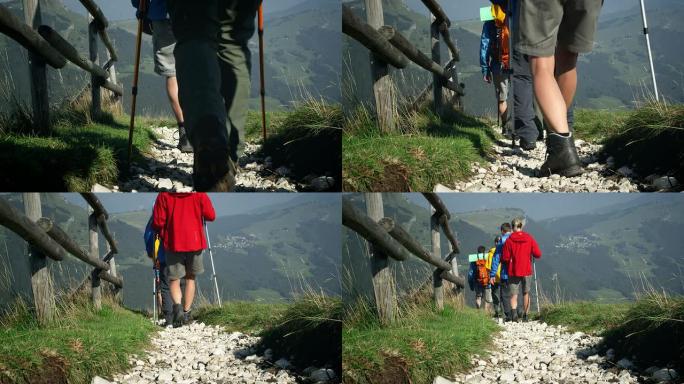 背包客步行背包客步行旅行爬山