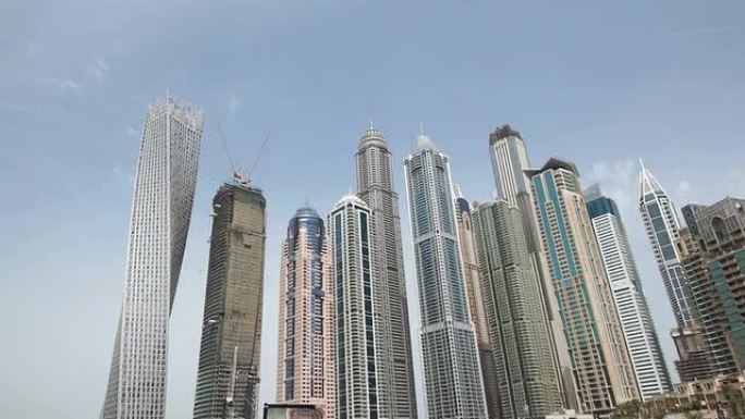 迪拜壮观的摩天大楼