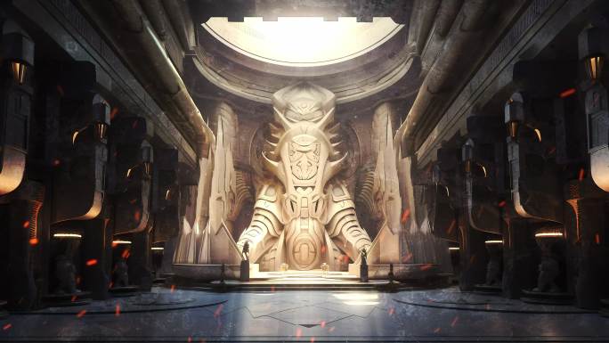 古文明神殿玛雅外星文明祭祀肚皮舞舞台背景