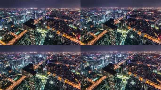 T/L WS HA ZI北京城市天际线和精彩的城市场景