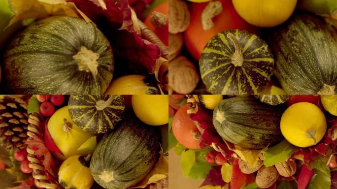 秋季构图农产品