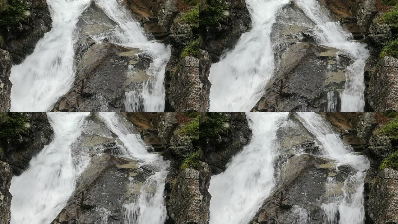瀑布瀑布巨石