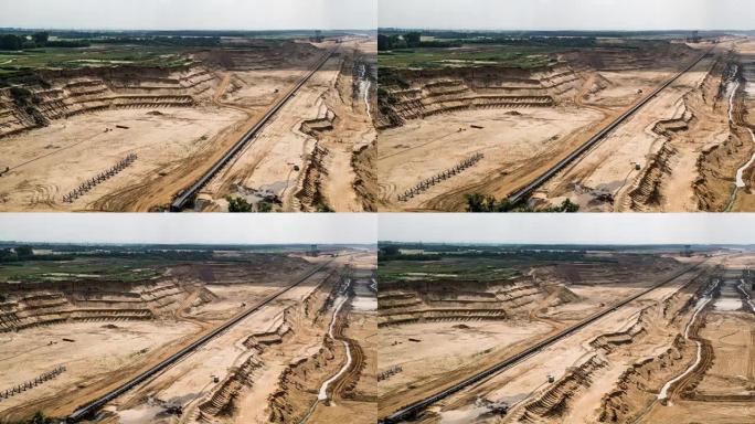 空中: 地表地雷废弃黄沙