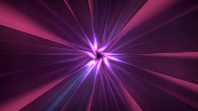 浅隧道紫色霓虹灯聚散