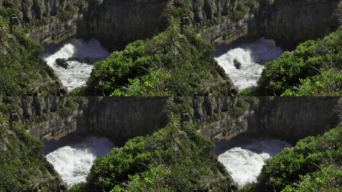 煎饼岩、红鱼、，森林海氧吧瀑布溪流水