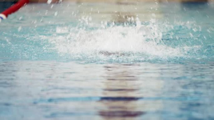 水中运动员水中运动员游泳比赛