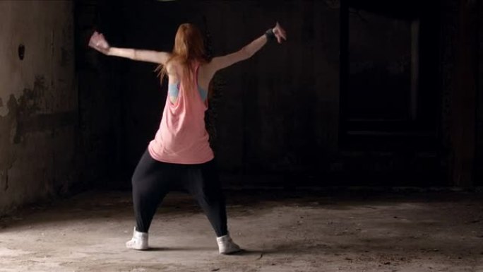 嘻哈舞者外国人跳舞特写外国女性女人