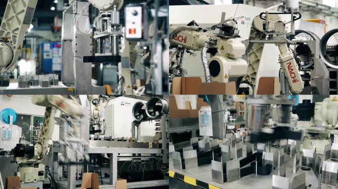 工业4.0 机械臂自动化装配衣架车间