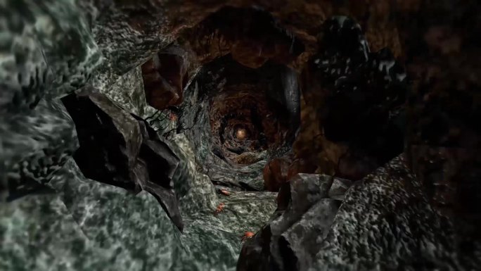 地球内部拉出镜头AE模板