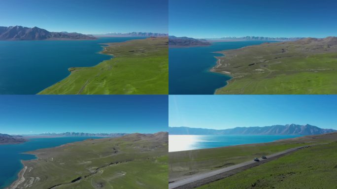 【4K】西藏圣湖当惹雍措航拍中国国家地理