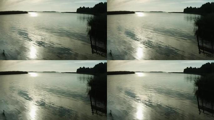 湖泊自然生活缓慢湖泊自然生活