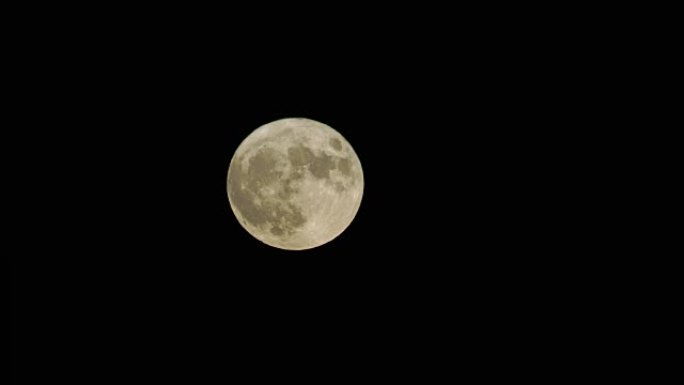 晚上满月圆月空镜头月儿圆