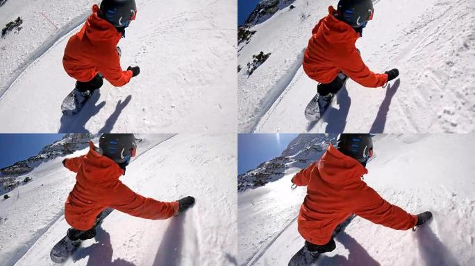 滑雪板极限雕刻滑雪度假极限运动