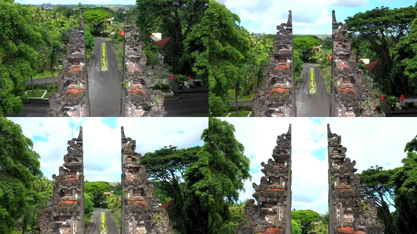 巴厘岛特色城堡建筑善恶门