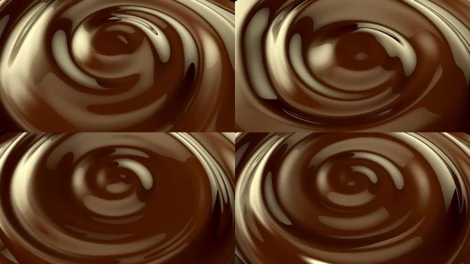 巧克力漩涡背景巧克力漩涡背景
