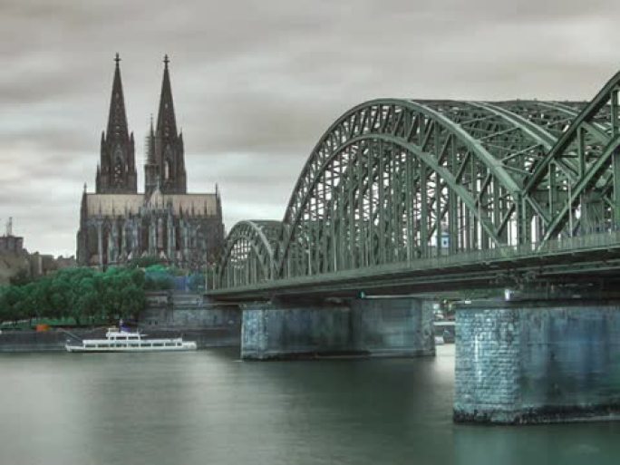 PAL：科隆科隆大教堂德国地标夜景