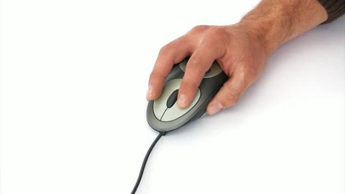 操作鼠标工作鼠标办公敲键盘打字笔记本电脑