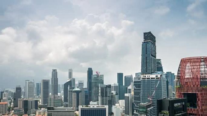 4k延时: 新加坡中央商务区延时