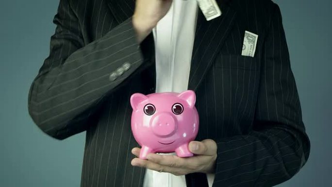 节省物小猪存钱罐储钱计算记账