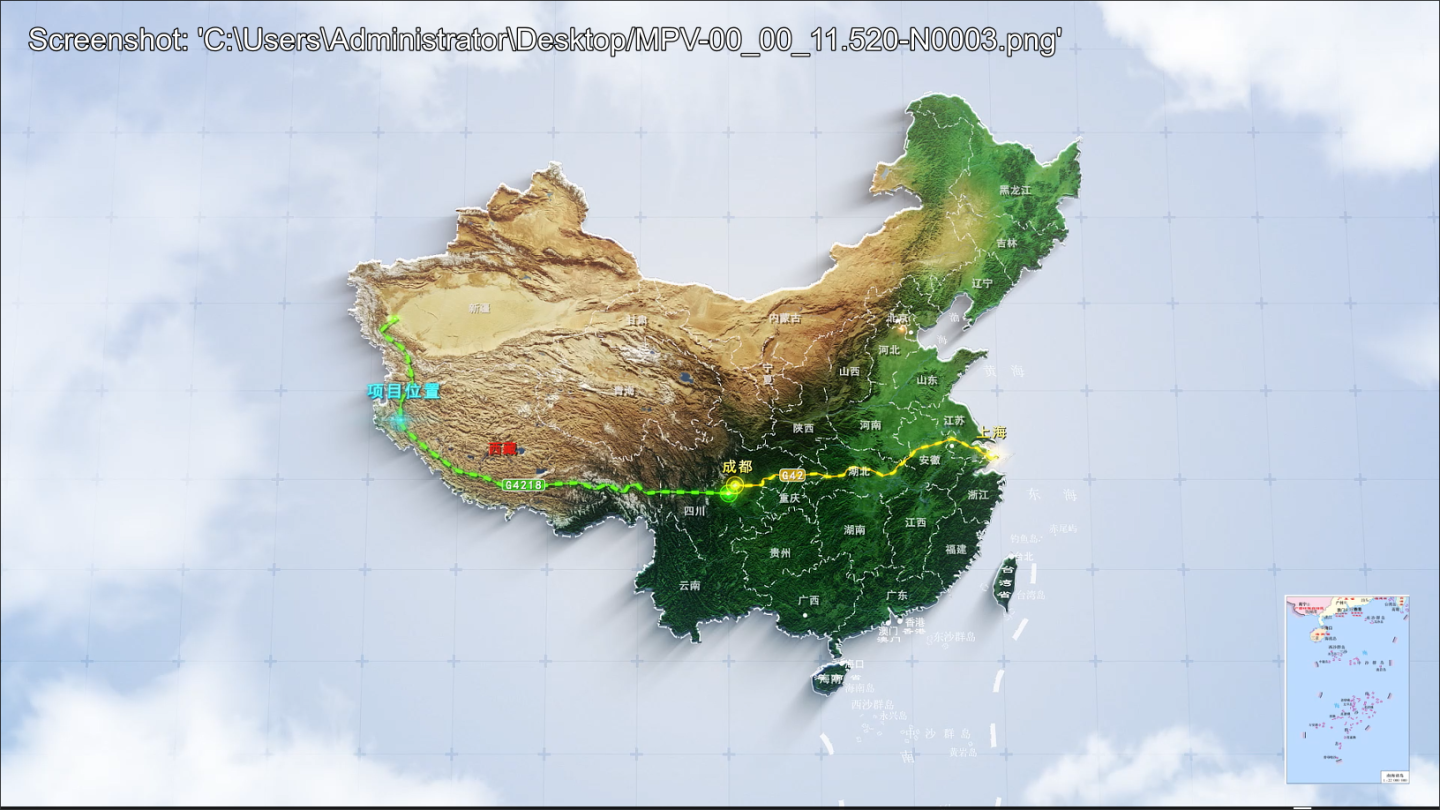中国地图线路区位