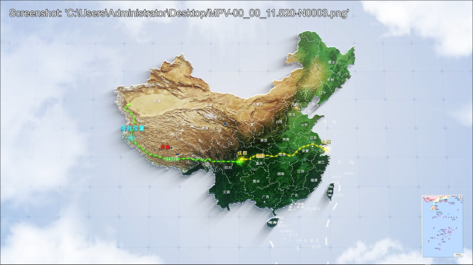 中国地图线路区位