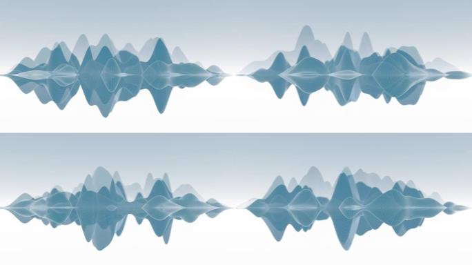 4k抽象起伏波形抽象起伏波形