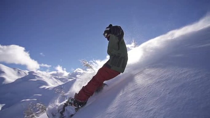 滑雪板会变粉滑雪滑冰雪运动冬天体育