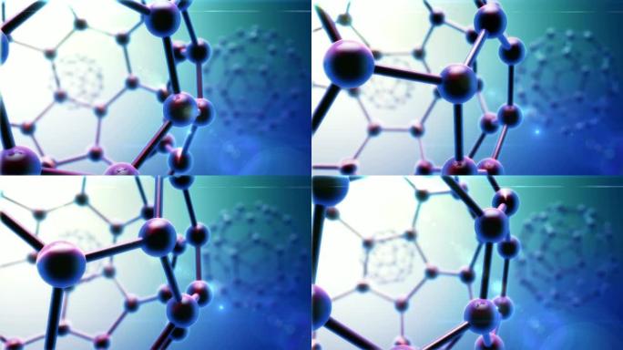 摘要碳分子背景摘要碳分子背景动画