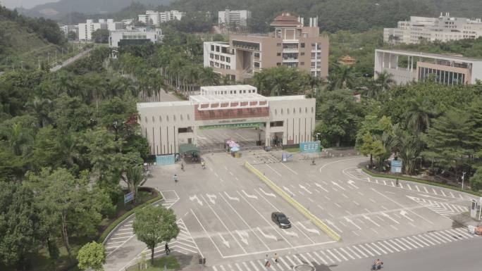 广东省惠州市惠州学院航拍大学学校